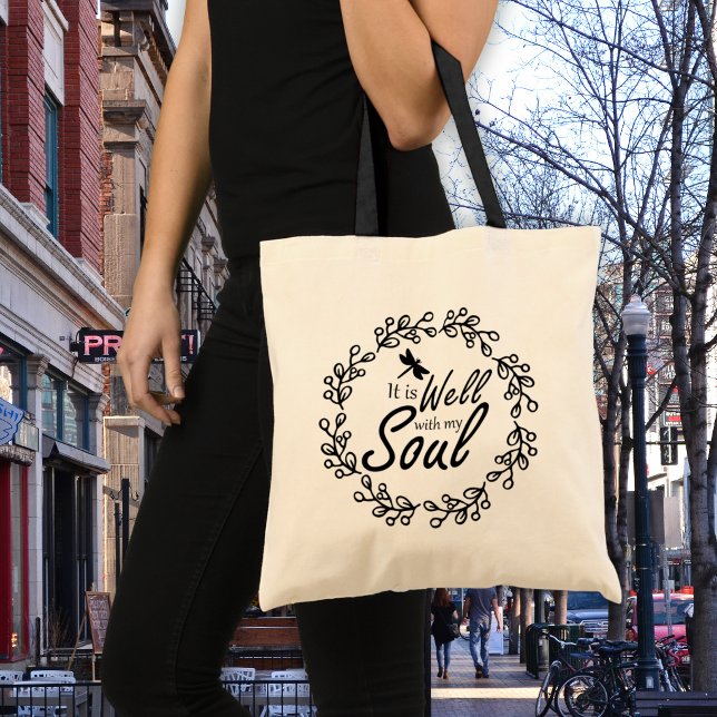 Bolsa Tote Está Tudo Bem Com a Minha Alma  (Criador carregado)