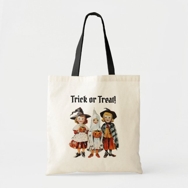 Bolsa Tote Estação Retro Halloween Spooky (Frente)