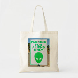 Bolsa Tote Estacionamento De Arte De alienígena Apenas Para A