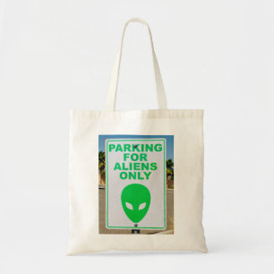 Bolsa Tote Estacionamento De Arte De alienígena Apenas Para A