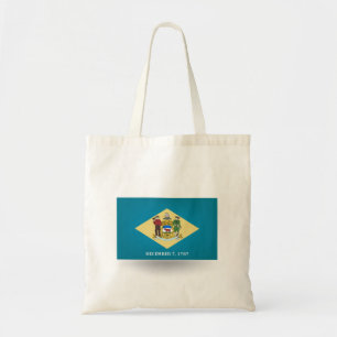 Bolsa Tote Estado de sacola da bandeira de Delaware