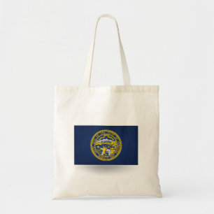Bolsa Tote Estado de sacola da bandeira de Nebraska