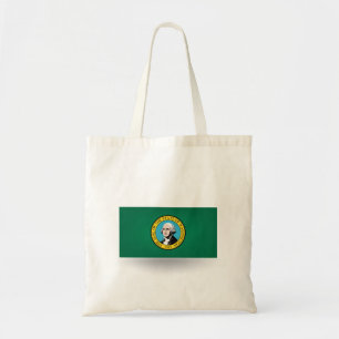 Bolsa Tote Estado de sacola da bandeira de Washington