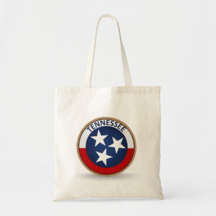 Bolsa Tote Estado de sacola do selo da bandeira de Tennessee
