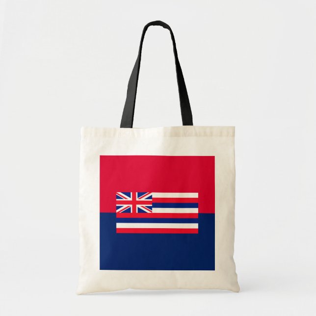 Bolsa Tote Estado do Havaí - Bandeira Design (Frente)