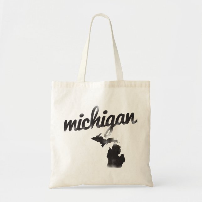 Bolsa Tote Estado do Michigan (Frente)