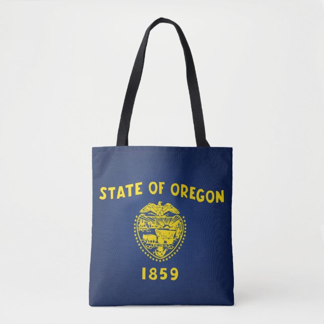 Bolsa Tote Estado legal Da Moda De Bandeira De Oregon (Frente)
