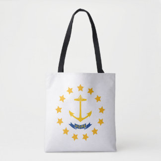 Bolsa Tote Estado legal Da Moda De Bandeira De Rhode Island
