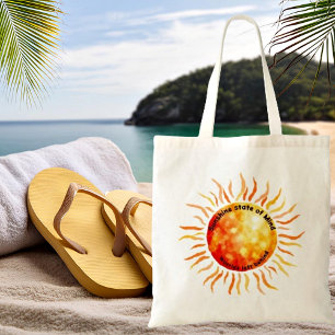 Bolsa Tote Estado mental de sol, Preocupações deixadas para t