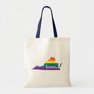Bolsa Tote Estado Orgulho gay Virgínia