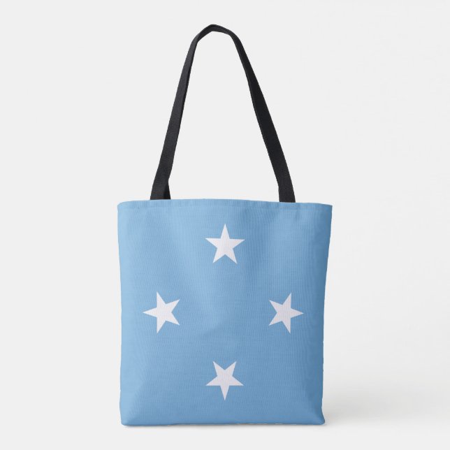 Bolsa Tote Estados Federados da Bandeira da Micronésia (Verso)