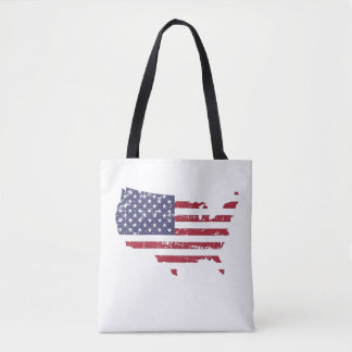 Bolsa Tote Estados Unidos da América como bandeira dos EUA