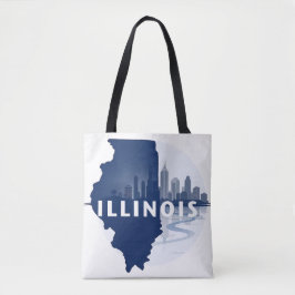 Bolsa Tote Estados Unidos da América do Illinois