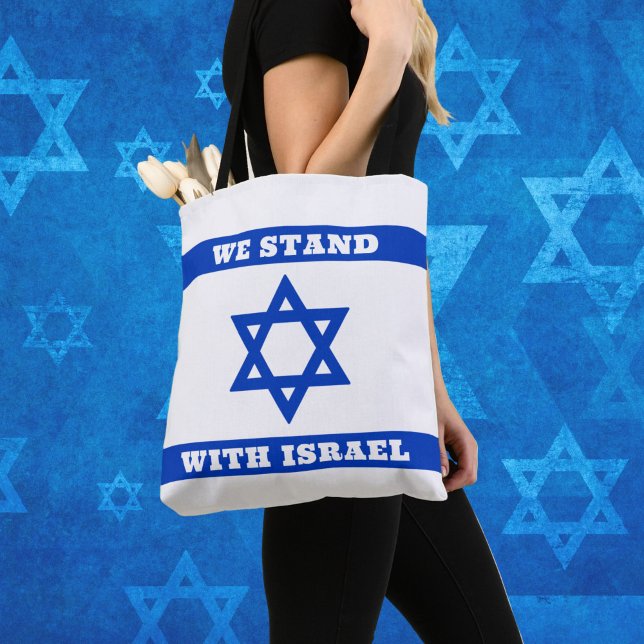 Bolsa Tote Estamos com Israel (Criador carregado)