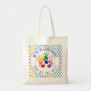 Bolsa Tote estamos em boas mãos com seu presente de enfermei