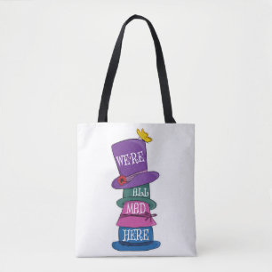 Bolsa Tote Estamos todos loucos por aqui... odiando Alice no