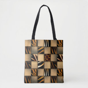 Bolsa tote estampa animal