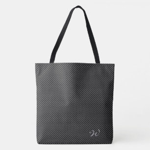 Bolsa Tote Estampa Total Opções de Fibra de Carbon