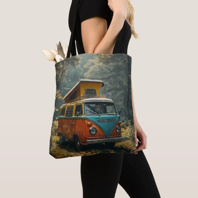 Bolsa Tote Estampa Total Van Hippie (Close Up)