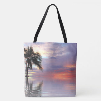 Bolsa Tote Estampada “Pôr do Sol Encantador”