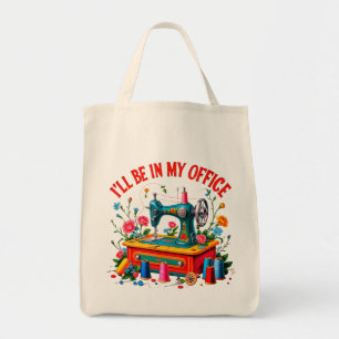 Bolsa Tote Estarei no Meu Escritório, Presente Divertido para