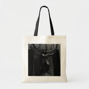 Bolsa Tote Estátua Atlas Rockefeller vintage EUA Nova York