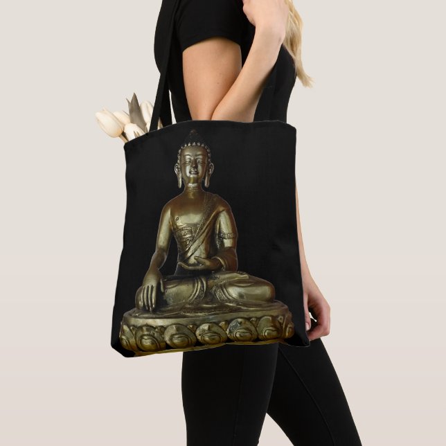Bolsa Tote Estátua Buda (Close Up)