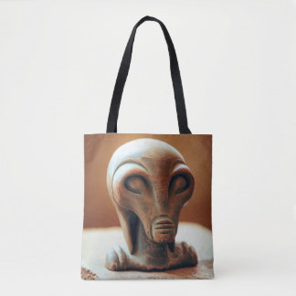 Bolsa Tote Estátua da Alienígena antiga