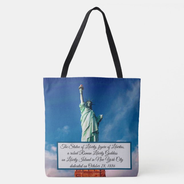 Bolsa Tote Estátua da Liberdade (Frente)