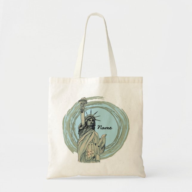 Bolsa Tote Estátua da Liberdade (Frente)