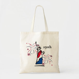 Bolsa Tote Estátua da Liberdade c/ Fogos de Artifício 250º In