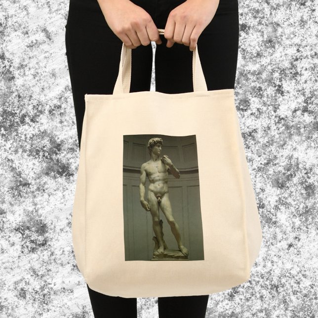 Bolsa Tote Estátua de Davi de Michelangelo (Criador carregado)