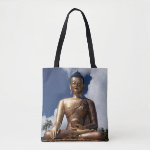 Bolsa Tote Estátua do Buda Sentado