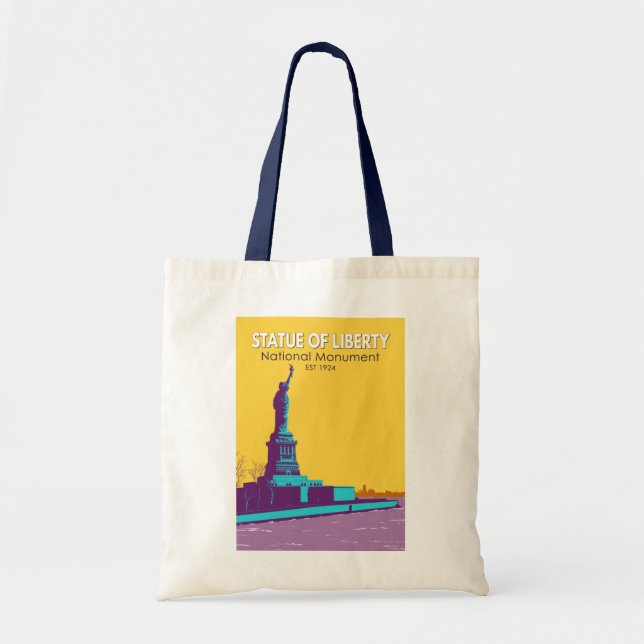 Bolsa Tote Estátua do Monumento Nacional da Liberdade (Frente)
