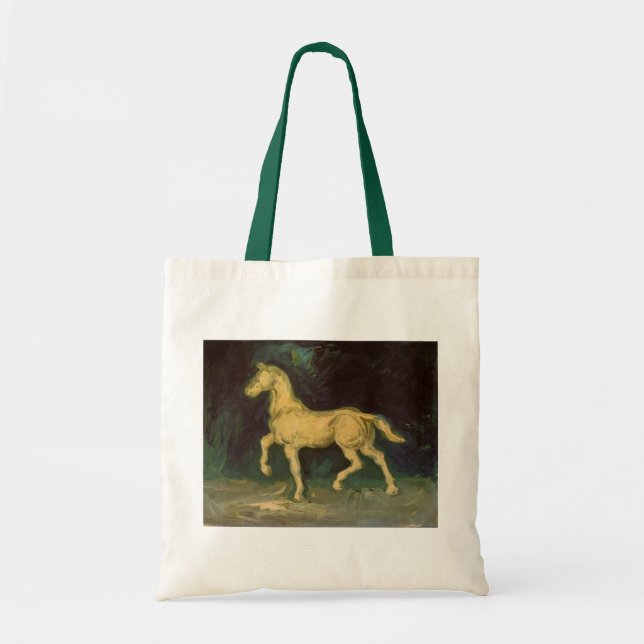 Bolsa Tote Estatueta de um Cavalo por Vincent van Gogh (Frente)