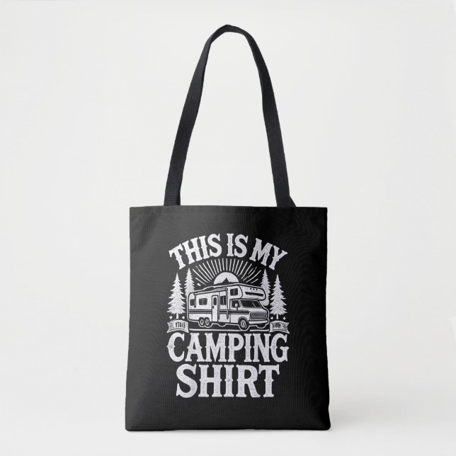 Bolsa Tote Este É Meu Camping Divertido Camper (Frente)