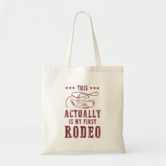 Bolsa Tote Este É Meu Primeiro Vaqueiro Rodeo
