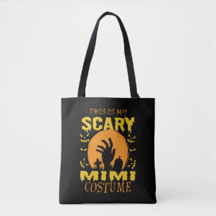 Bolsa Tote Este É O Meu Assustador Mimi Costume Halloween