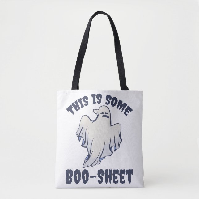 Bolsa Tote Este é um Boo Sheet Sassy Ghost (Frente)