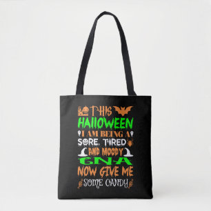 Bolsa Tote Este Halloween Candy Moody Cna