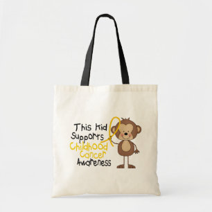 Bolsa Tote Este miúdo apoia a consciência do cancer da