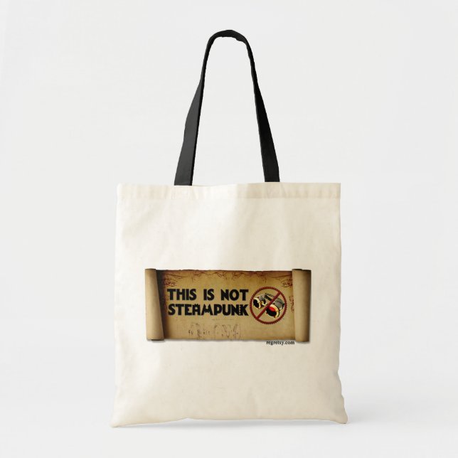 Bolsa Tote Este não é Steampunk (Frente)