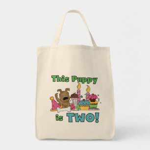 Bolsa Tote Este Puppy é dois Camisetas e presentes