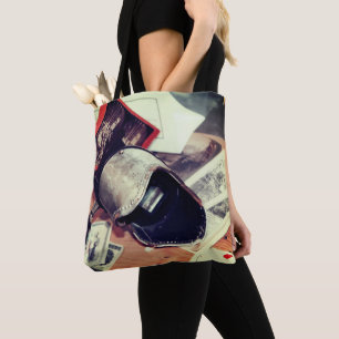Bolsa Tote Estereoscópio e Estereógrafo da Era da Guerra Ci