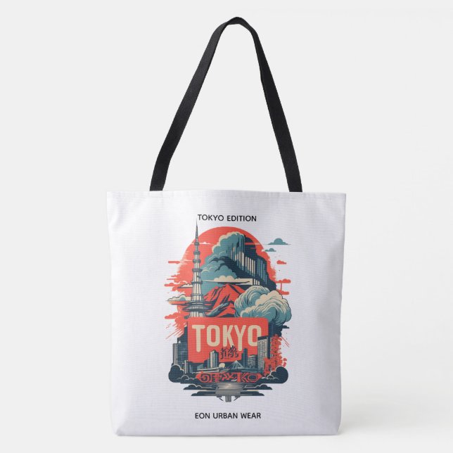 Bolsa Tote Esterilla TOKYIO EDITION (Frente)