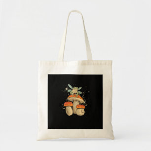 Bolsa Tote Estética Cute Cottagecore Cogumelo Sapo Goblincor