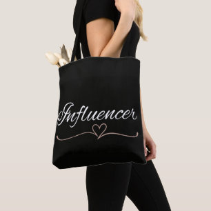 Bolsa Tote Estética de Influenciador, Presente de Aniversário
