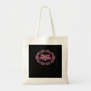 Bolsa Tote Estética do Whimsigoth Crânio