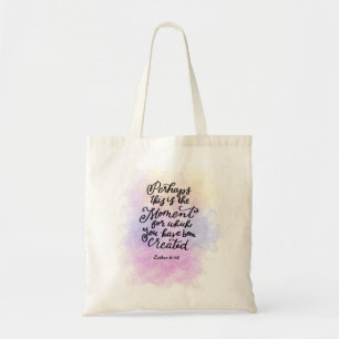 Bolsa Tote Esther 4:14 Momento pelo qual você foi criado