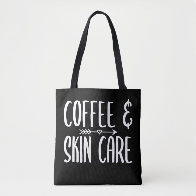 Bolsa Tote Estheticista Café Lover Engraçados Cuidados Da Mão (Frente)